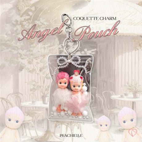 Peachielle Angel Pouch Coquette Charm ♡ Sonny Angel Pouch Bagcharm Keychain Premium Handmade