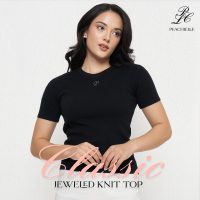 PCL ❥ CLASSIC Jewel Knit Top - Customized Your Initial Shirt