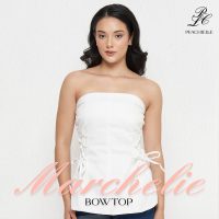 PCL ❥ MARCHELIE Bow Tube Top